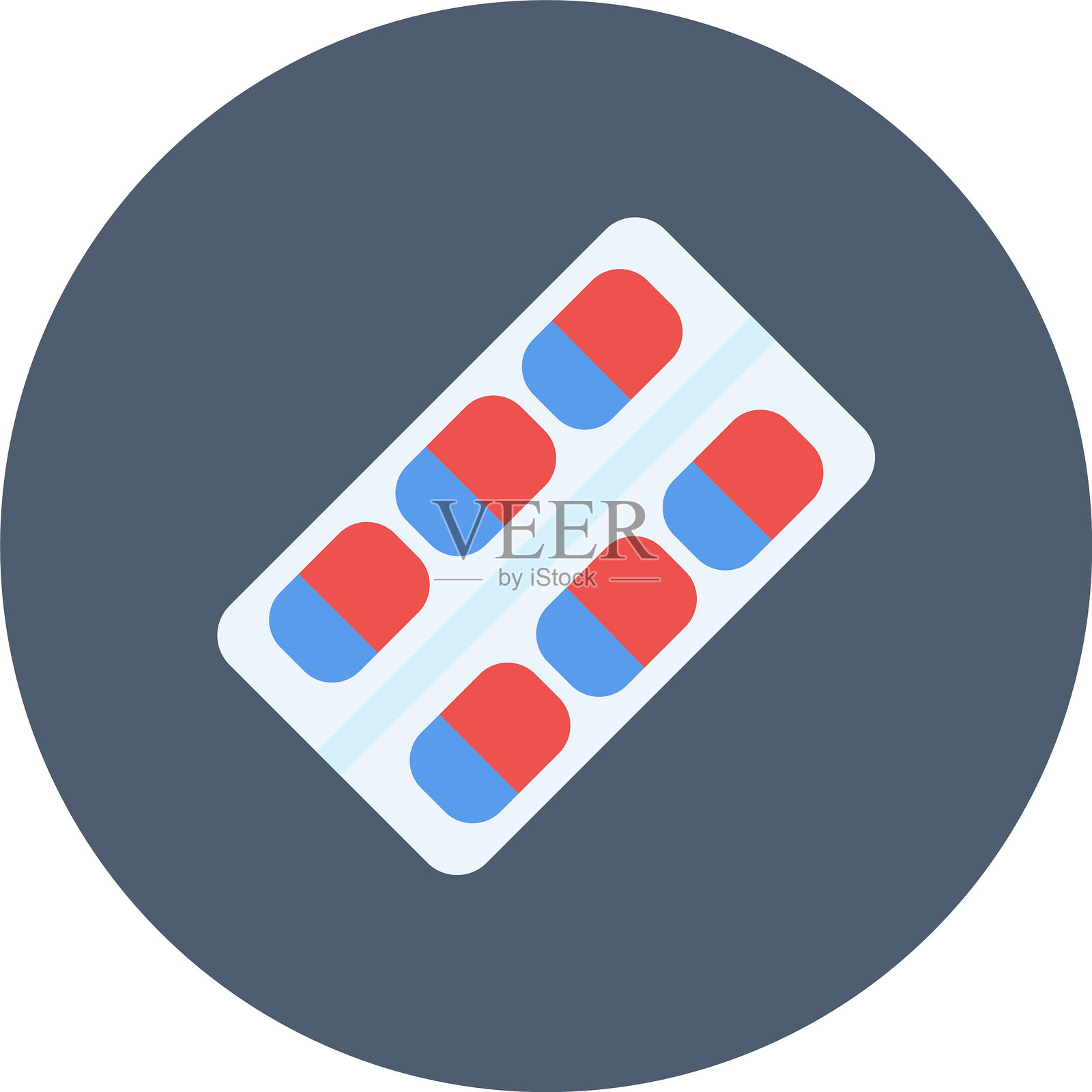 药丸图标插画图片素材