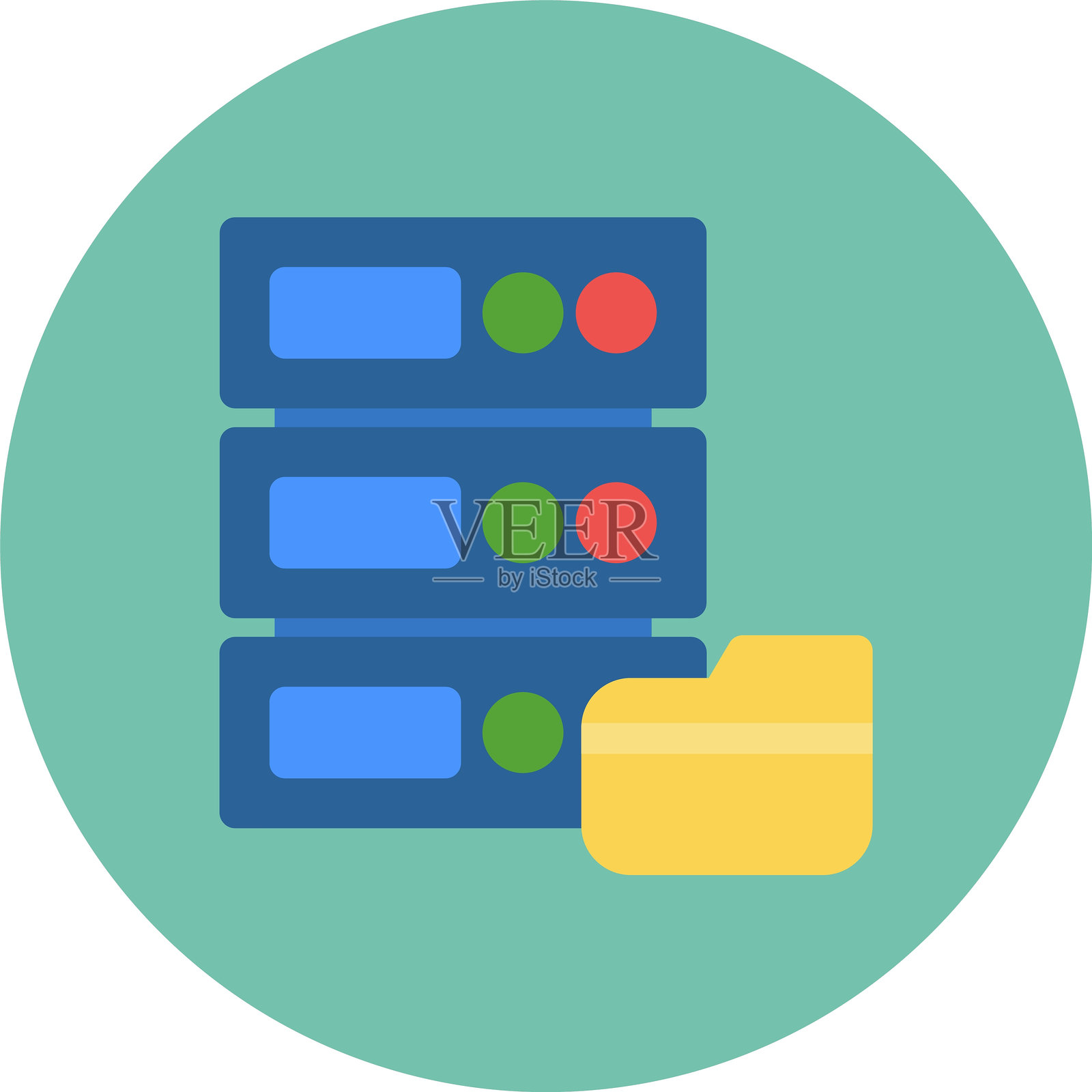 数据库图标插画图片素材