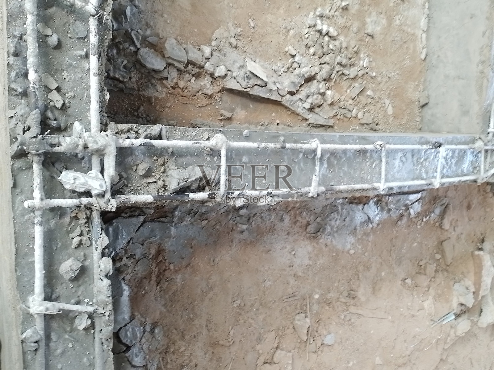 制作混凝土梁照片摄影图片