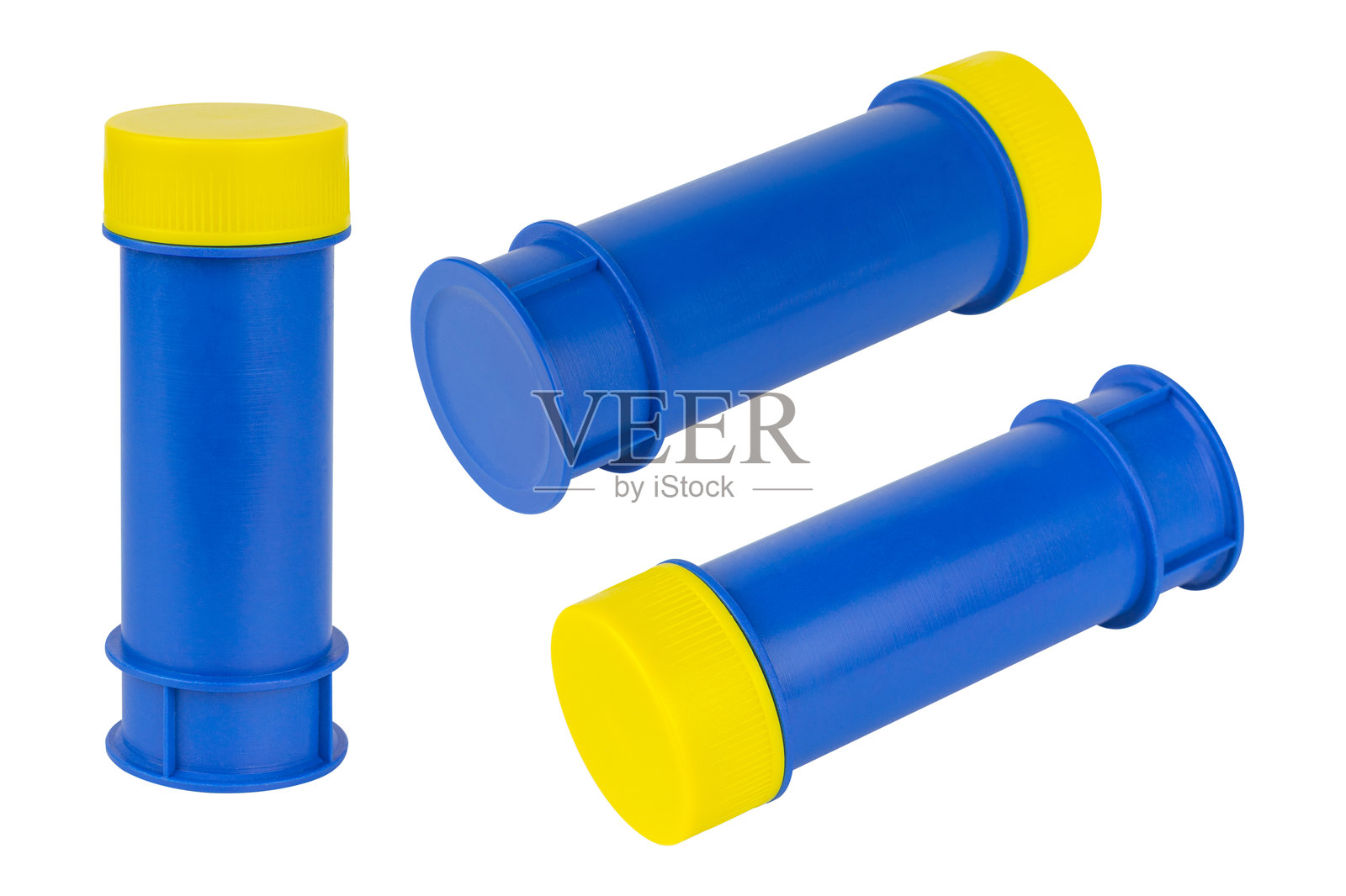 一组孤立于背景的塑料管照片摄影图片