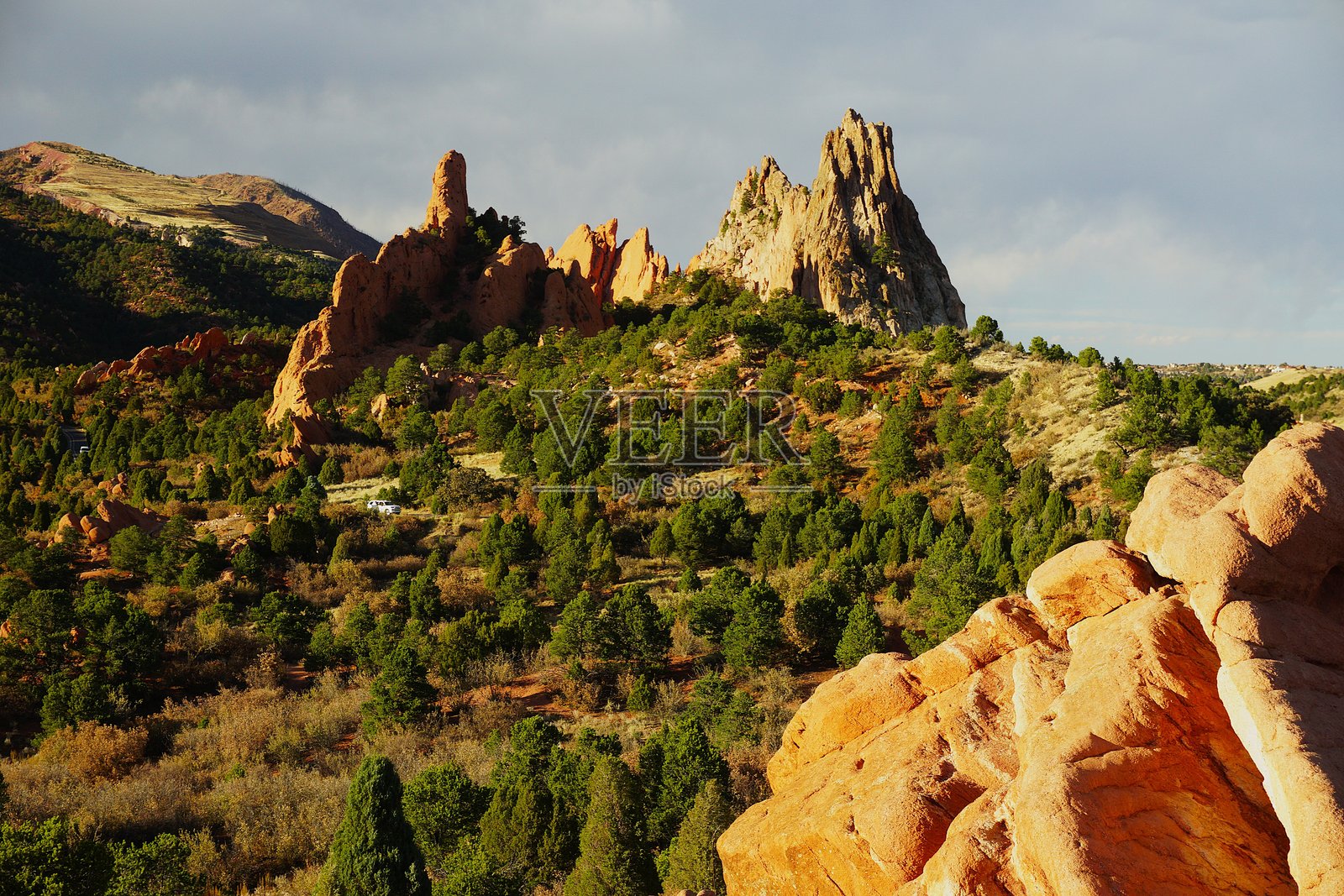 科罗拉多斯普林斯的神之花园照片摄影图片