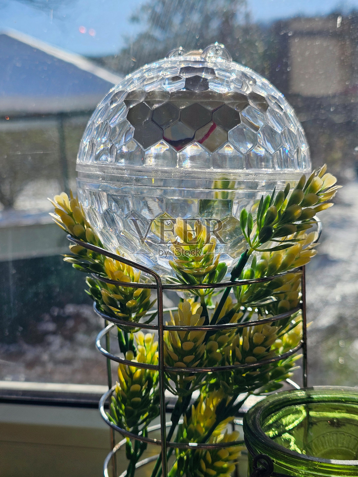 美丽光线下的圣诞树室内景观照片摄影图片