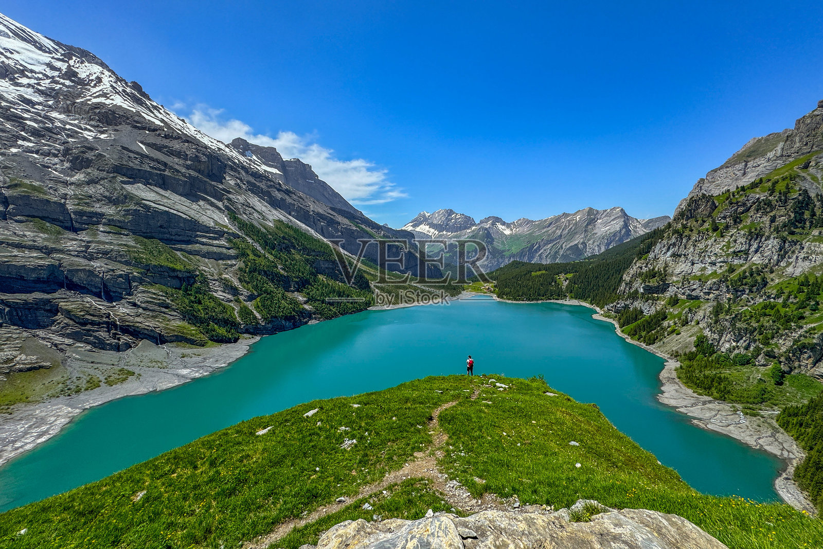 山脉与天空的美丽景色照片摄影图片