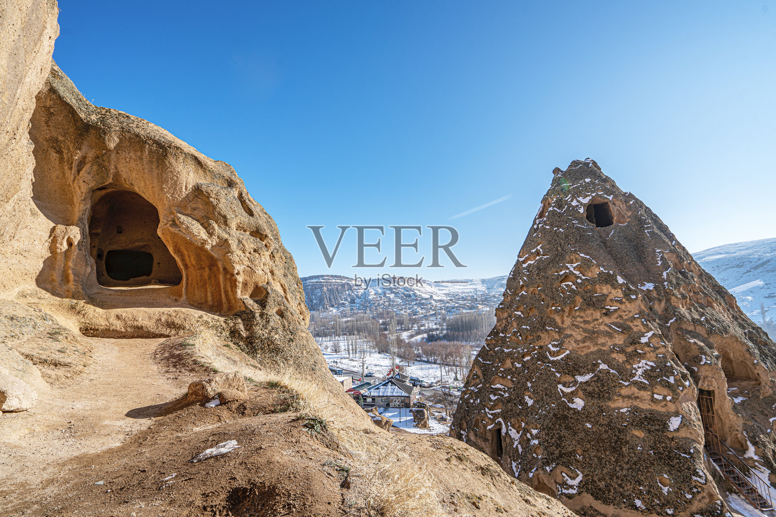 土耳其古泽尔尤特的塞利梅城堡风景如画照片摄影图片