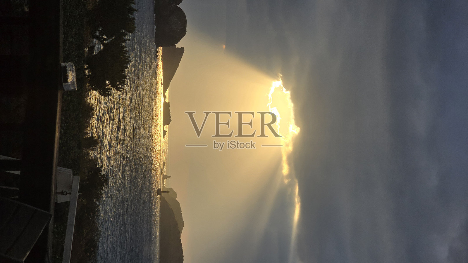 济州岛的日落照片摄影图片