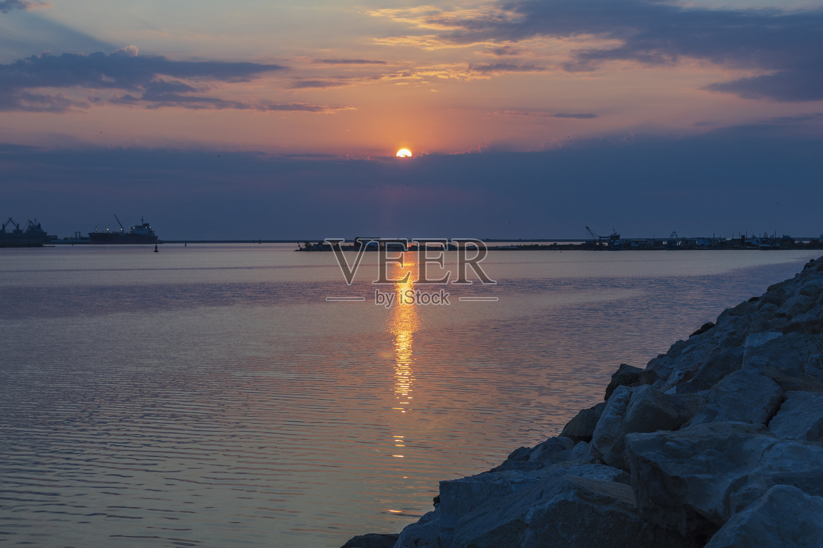 海洋，海岸 - 欧洲，罗马尼亚，康斯坦察地区照片摄影图片