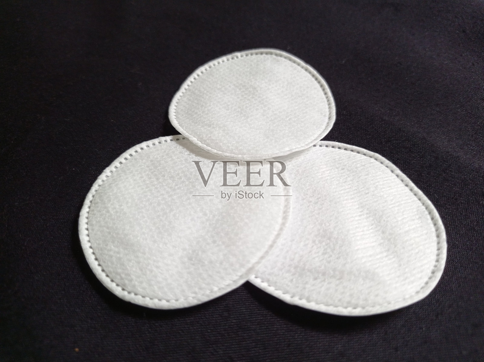 三层圆形棉垫照片摄影图片