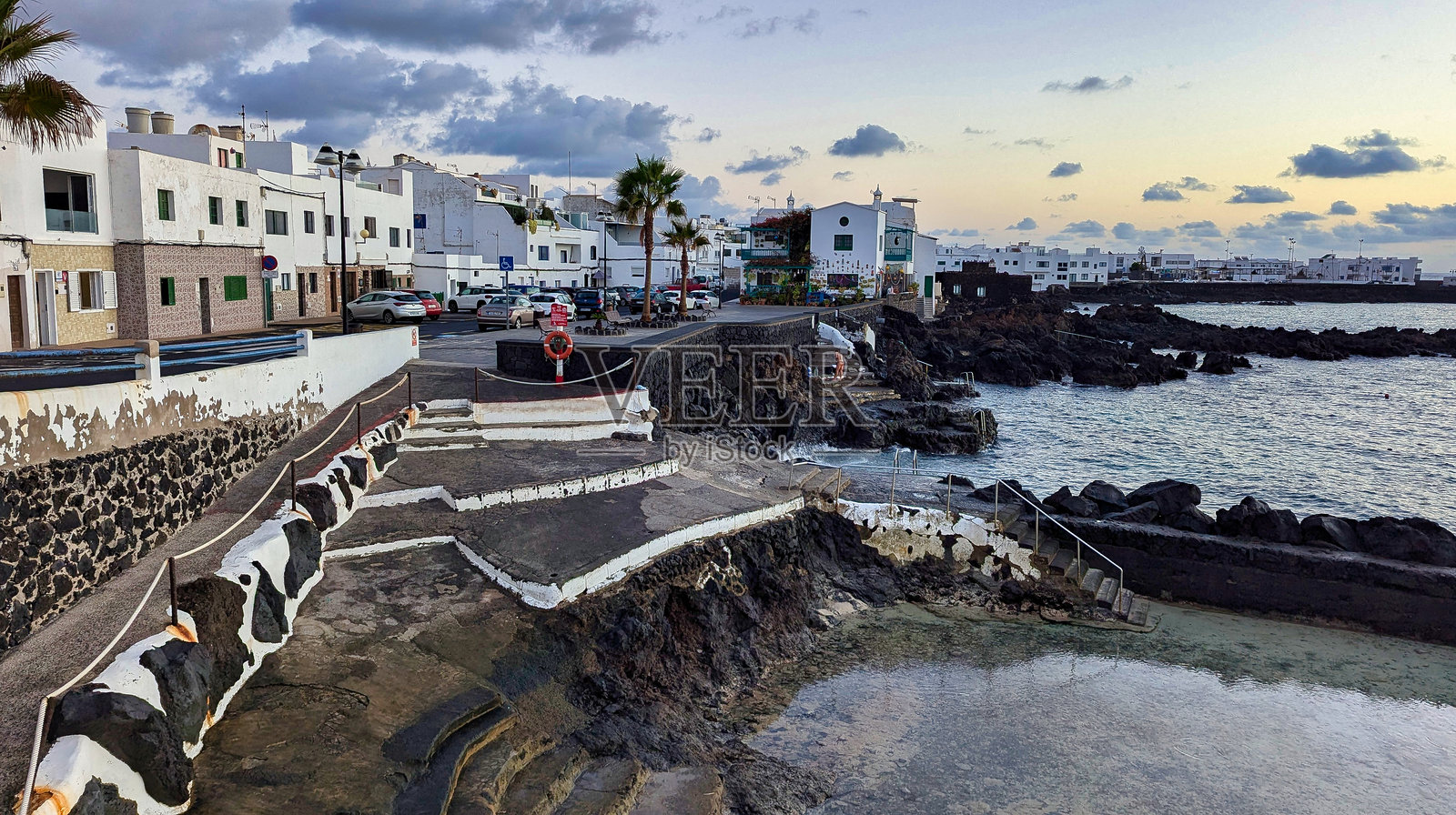 普恩塔穆赫雷斯村，兰萨罗特岛，加那利群岛，西班牙，欧洲照片摄影图片