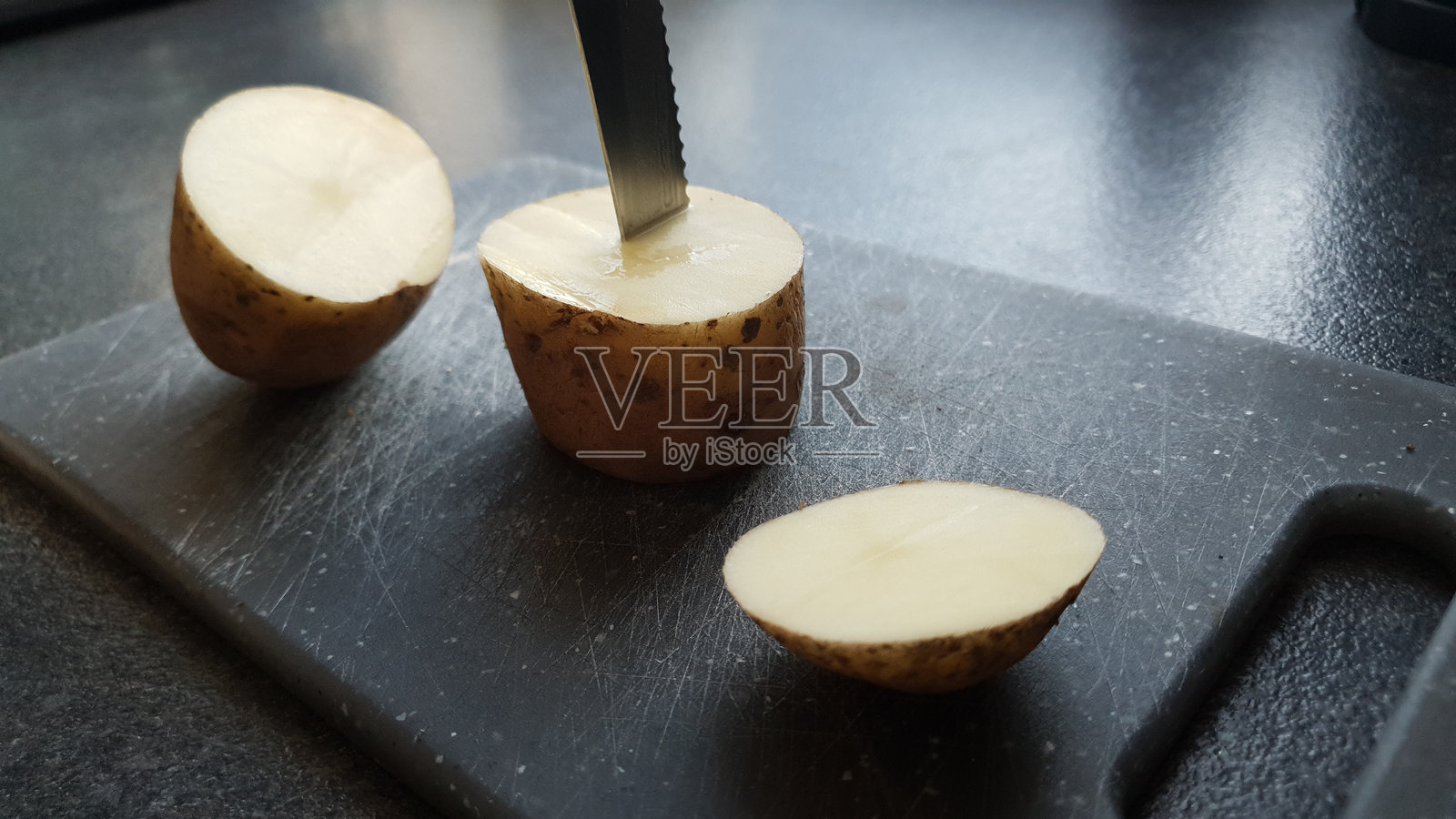 切土豆照片摄影图片