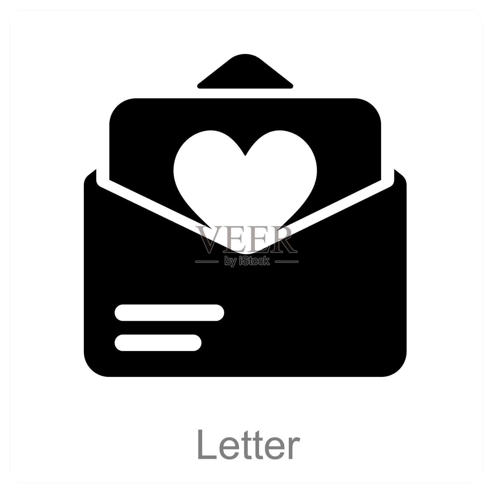 信件插画图片素材