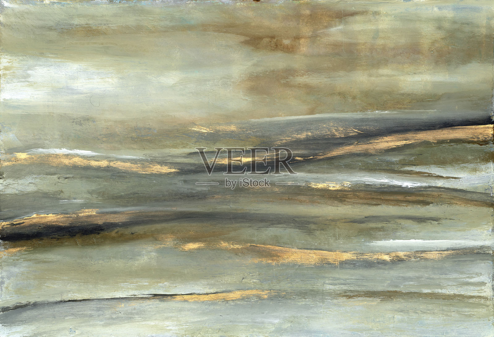 现代抽象画，具有大胆的线条和几何形状，非常适合为需要时尚和艺术焦点的空间增添现代感。插画图片素材