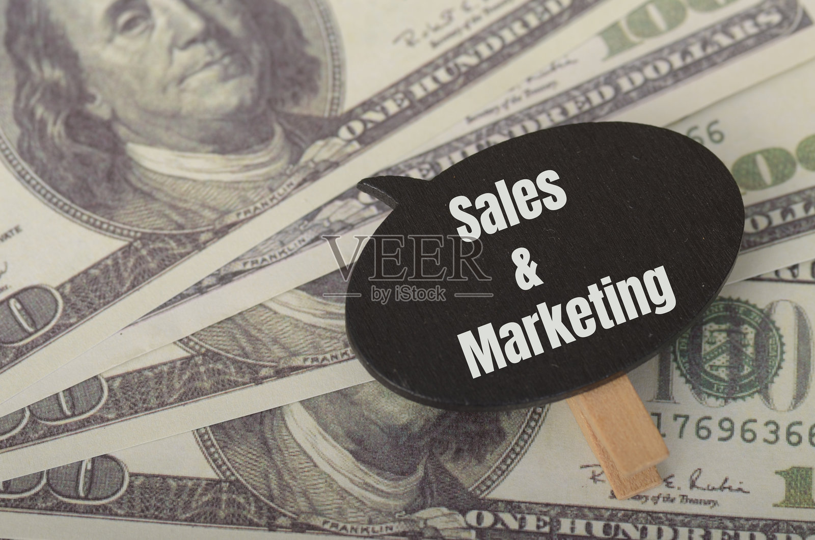 销售与市场领导力：财务成功的愿景照片摄影图片