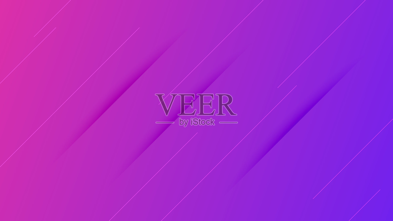 抽象渐变背景与线条插画图片素材