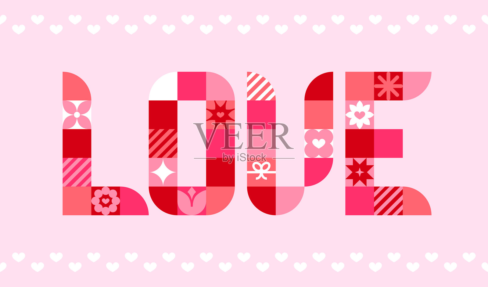 爱情卡片插画图片素材