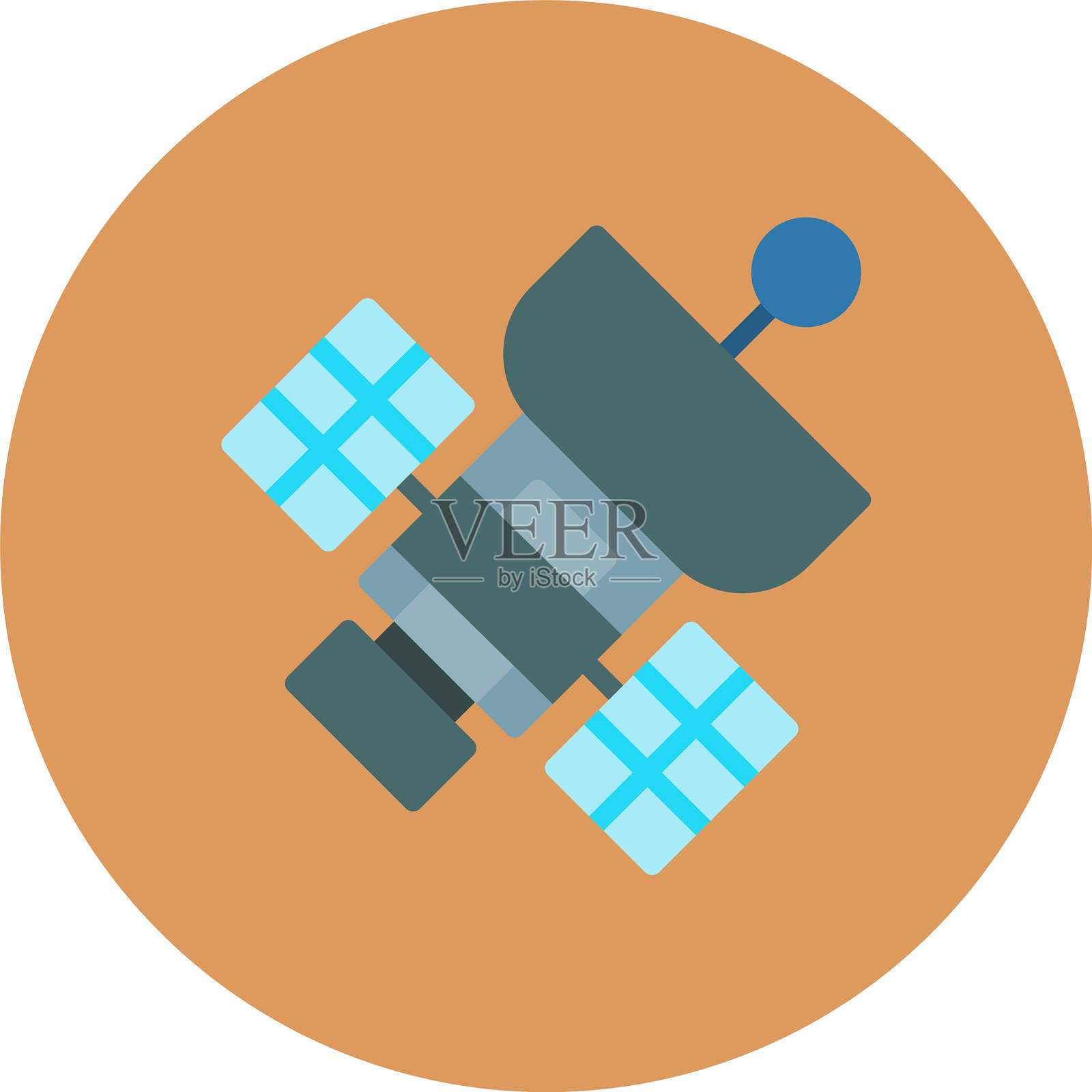 卫星图标插画图片素材