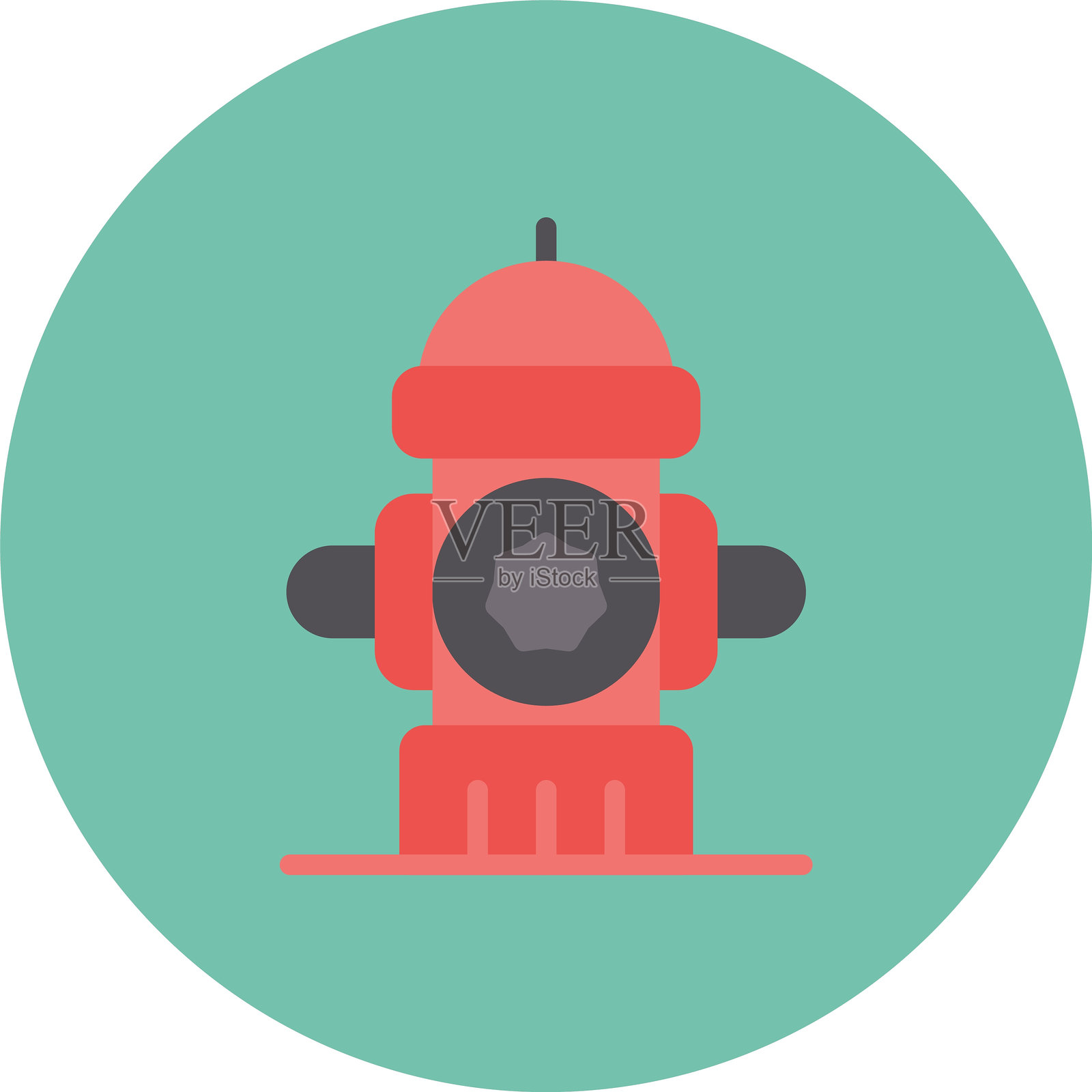 消防栓图标插画图片素材