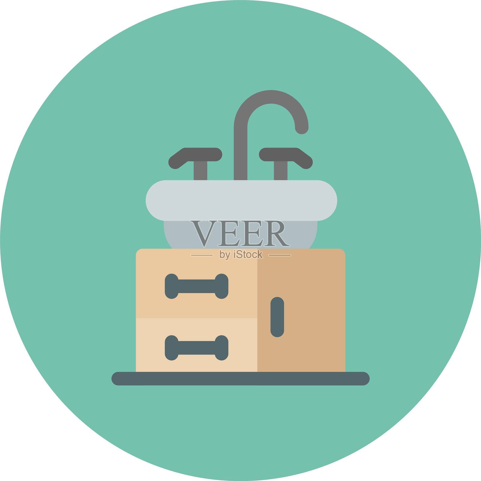 橱柜图标插画图片素材