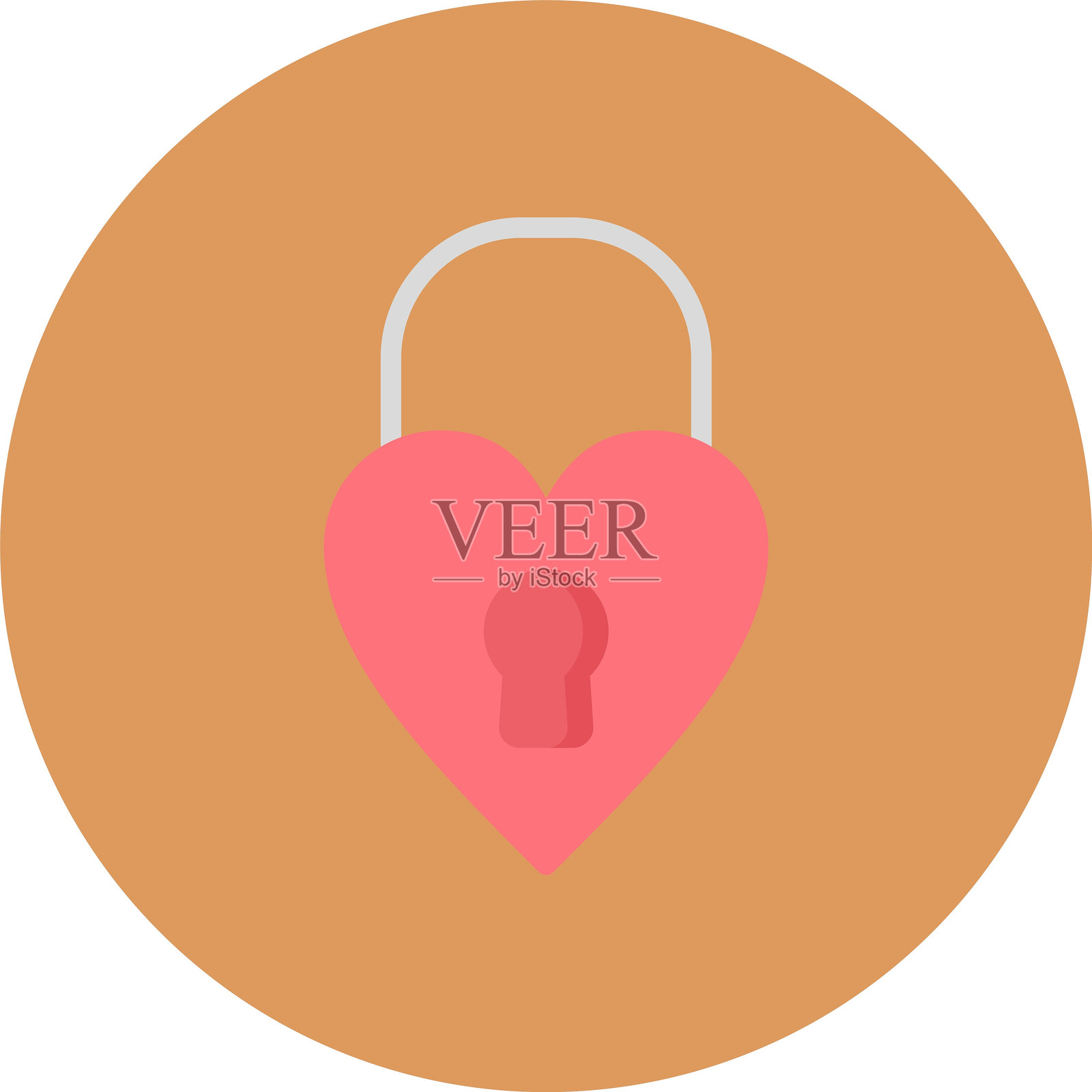 锁屏图标插画图片素材