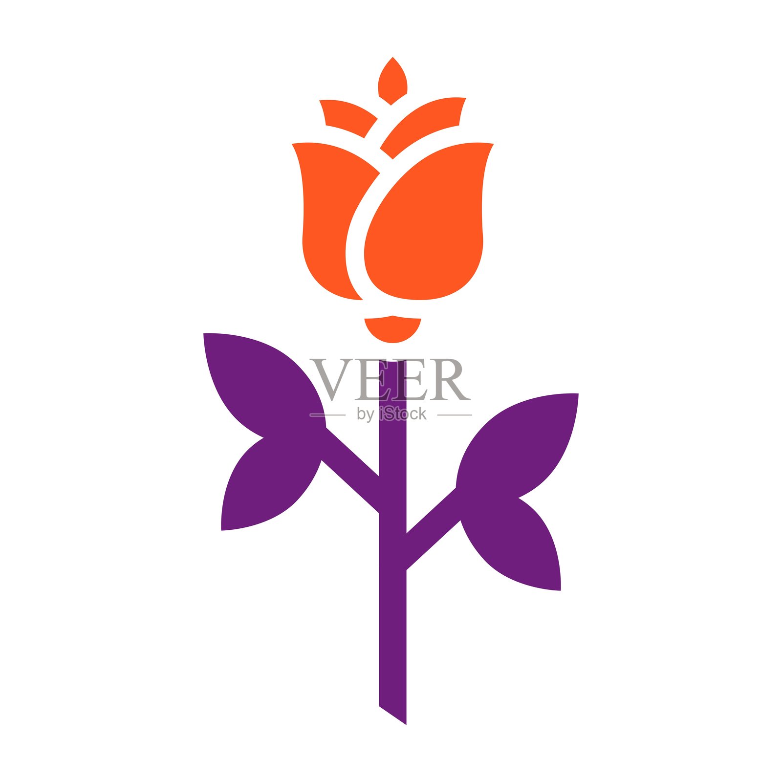 花卉矢量图标设计插图插画图片素材