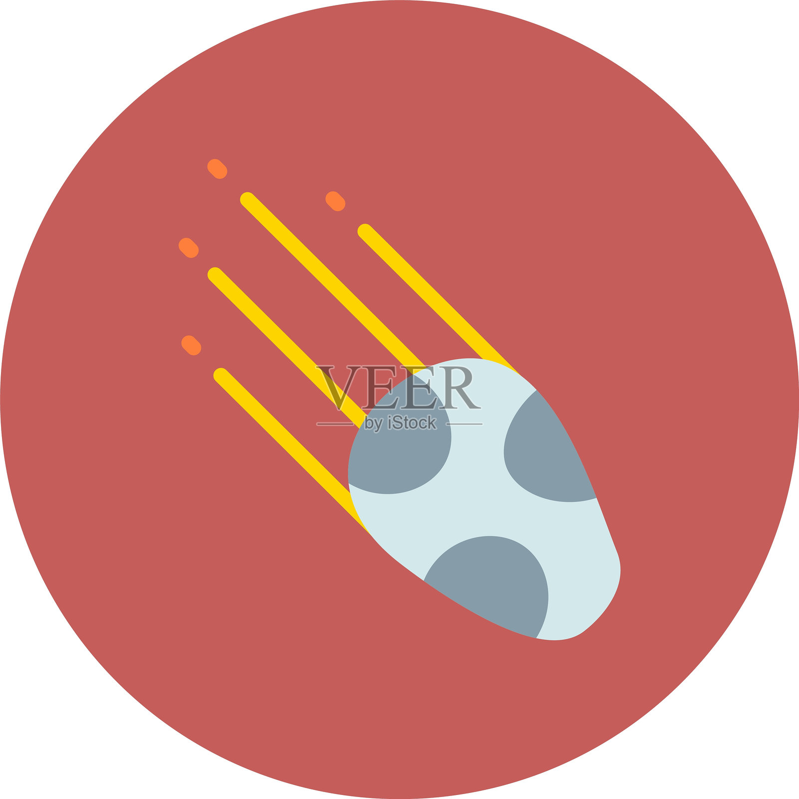 彗星图标插画图片素材