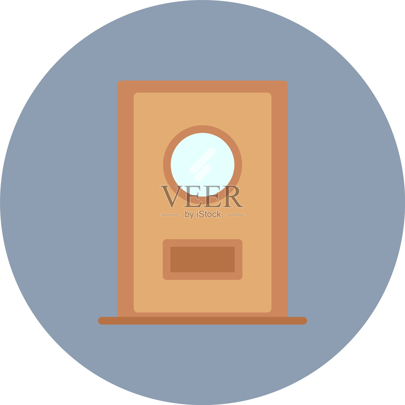 门图标插画图片素材