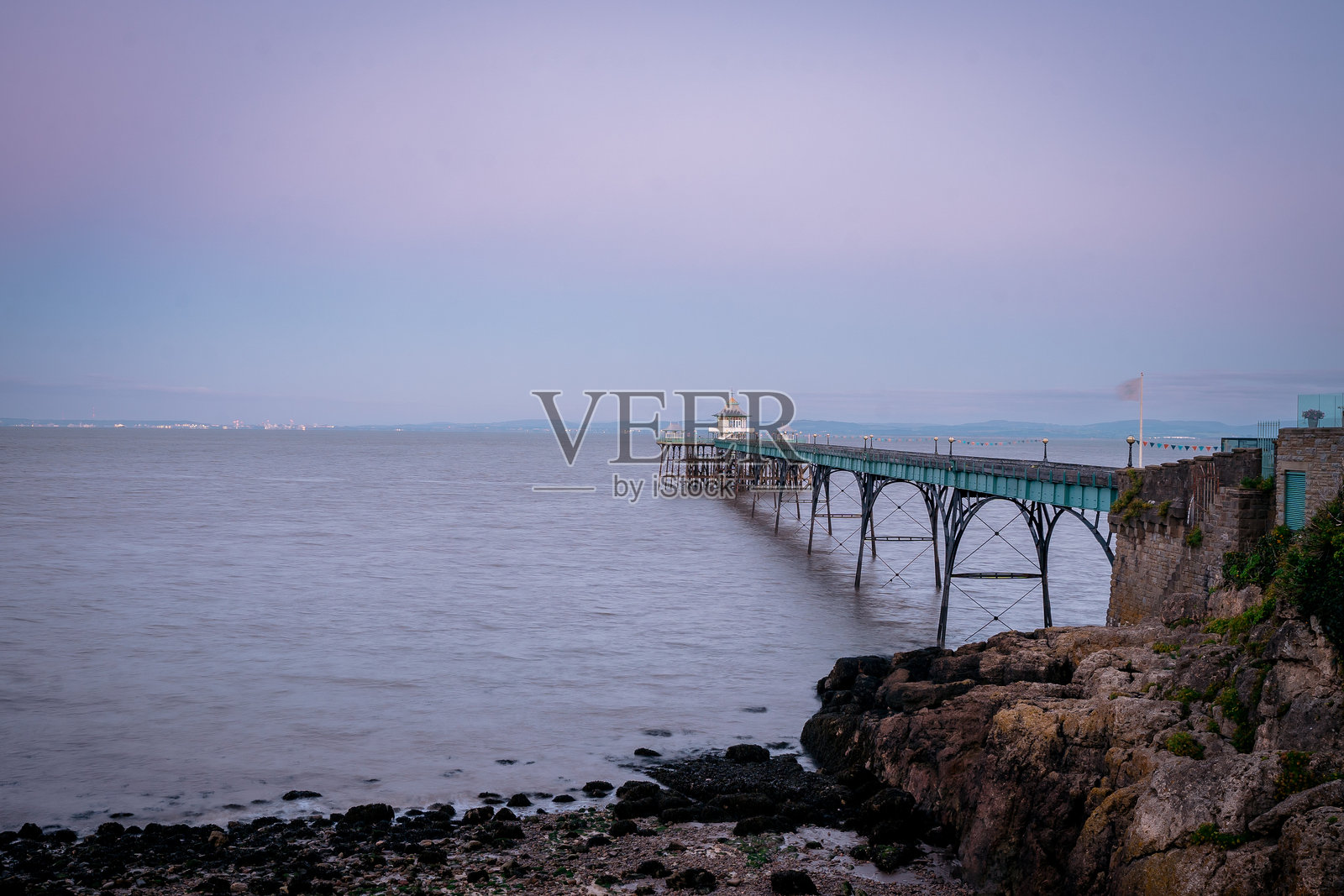 克利夫登码头照片摄影图片