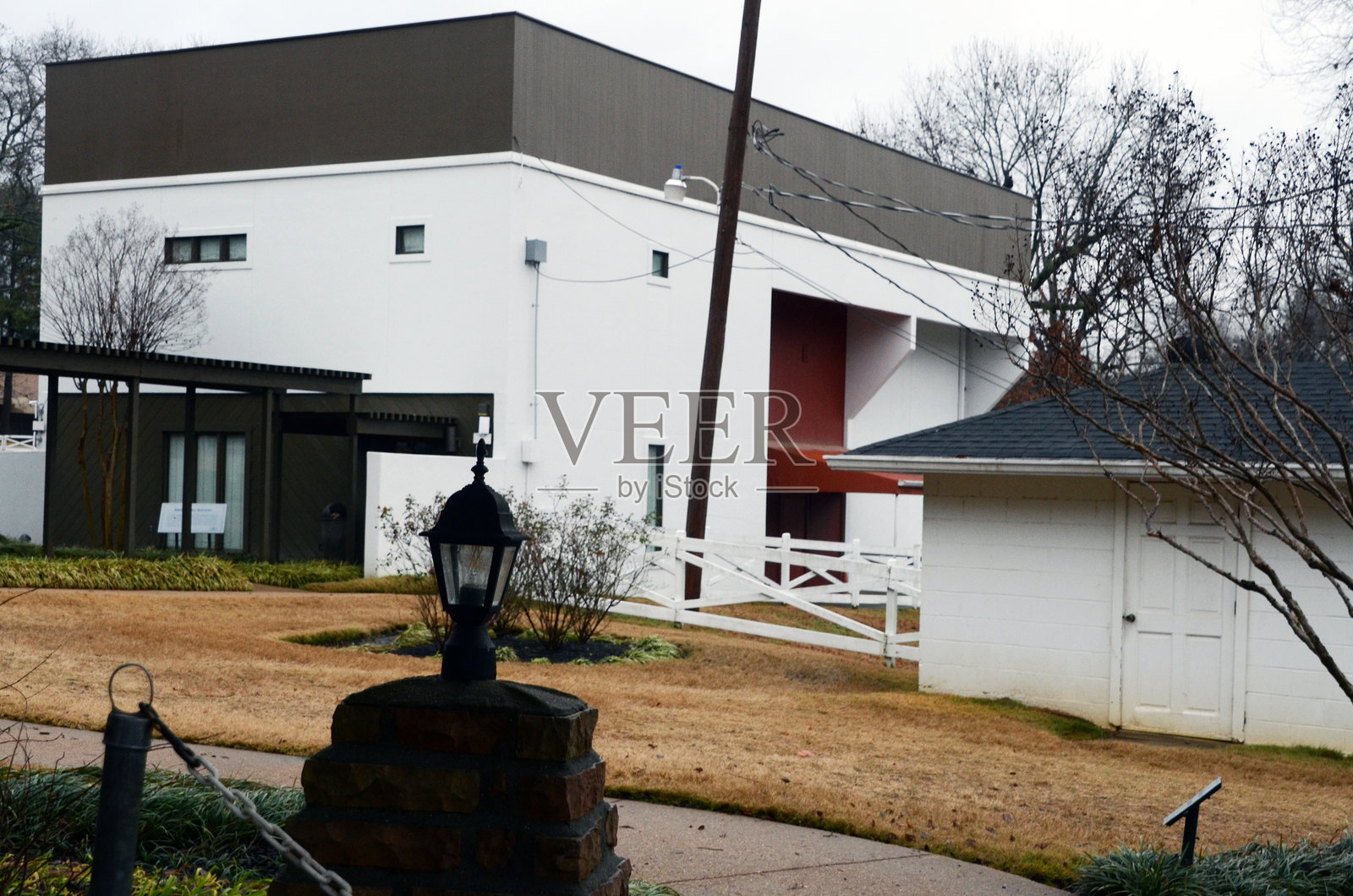 国王的马匹由埃尔维斯·普雷斯利的马厩在格雷斯兰拥有。照片摄影图片