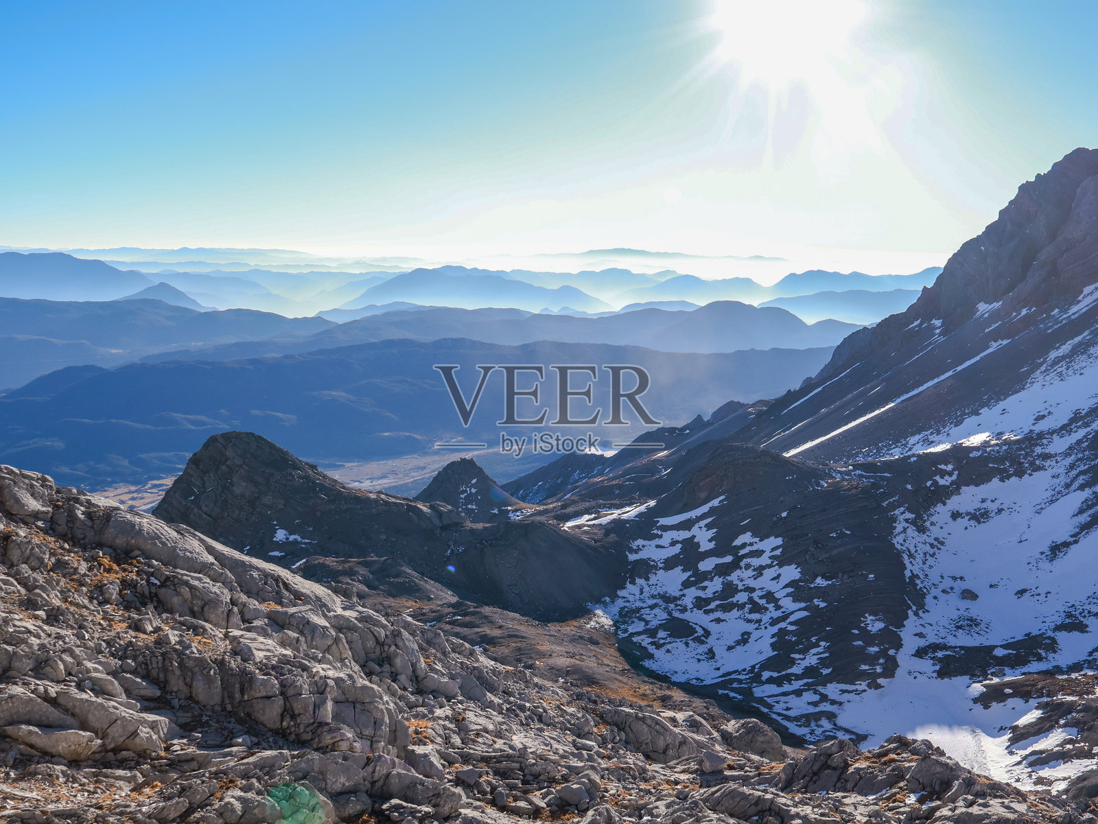 中国丽江玉龙雪山的冰川公园区域照片摄影图片