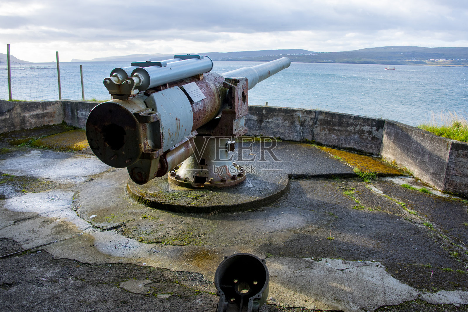 内斯的二战堡垒照片摄影图片