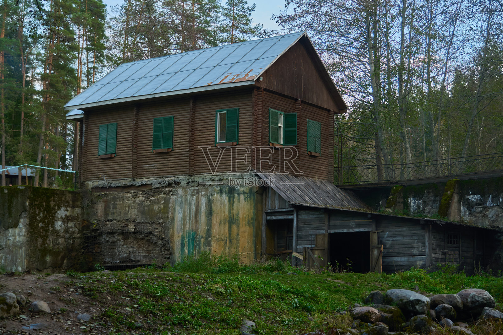 索斯诺夫斯卡亚水电站照片摄影图片