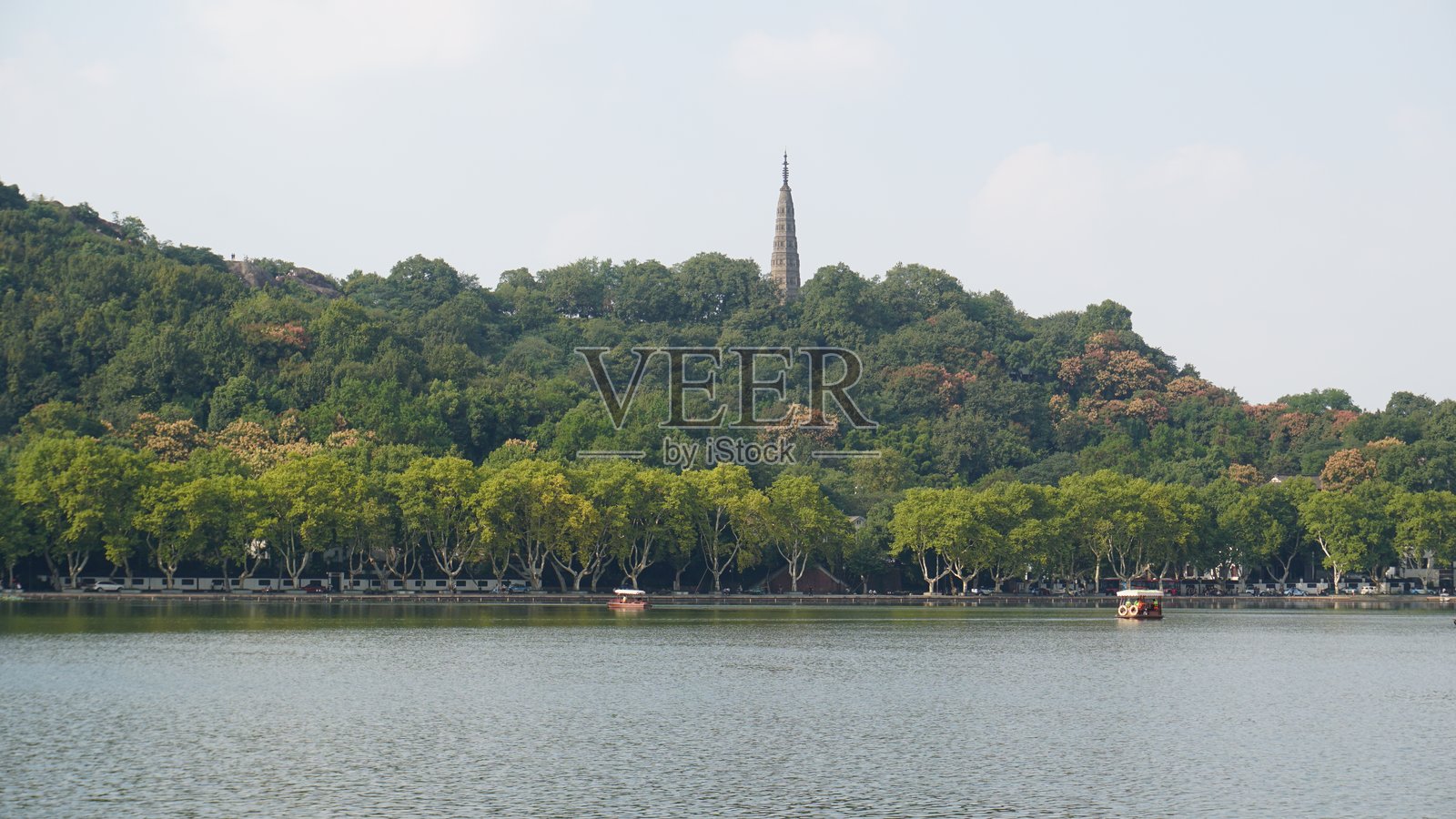 中国浙江省杭州城市风光照片摄影图片