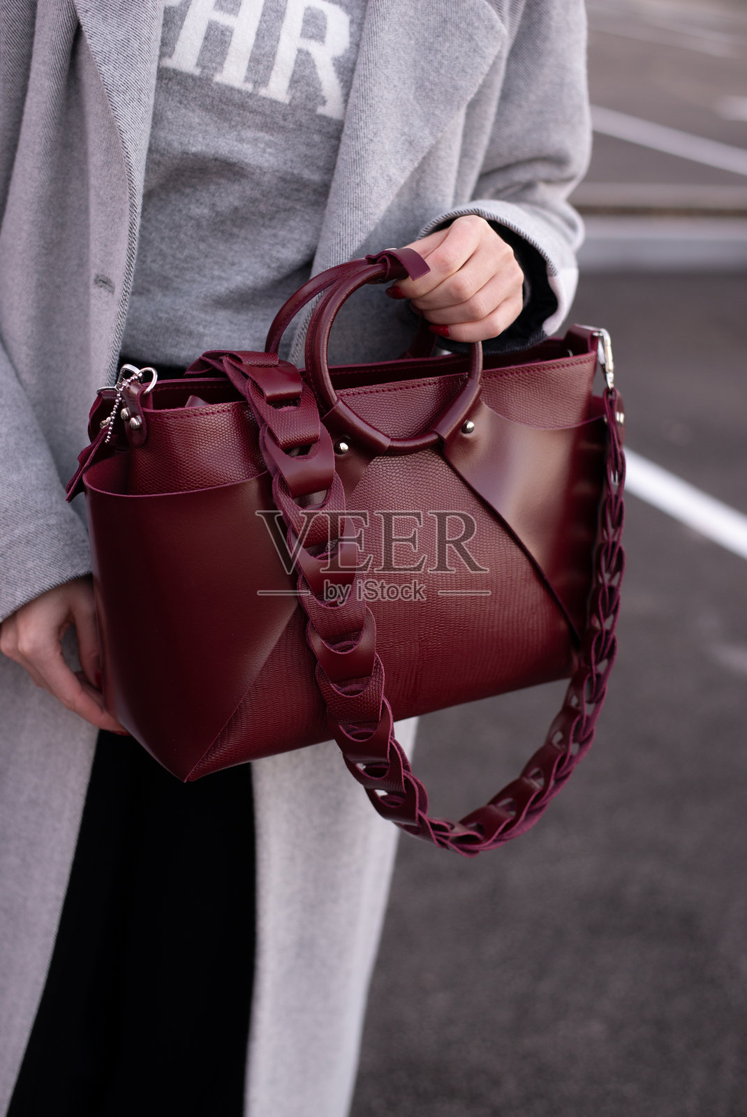 女士真皮包照片摄影图片