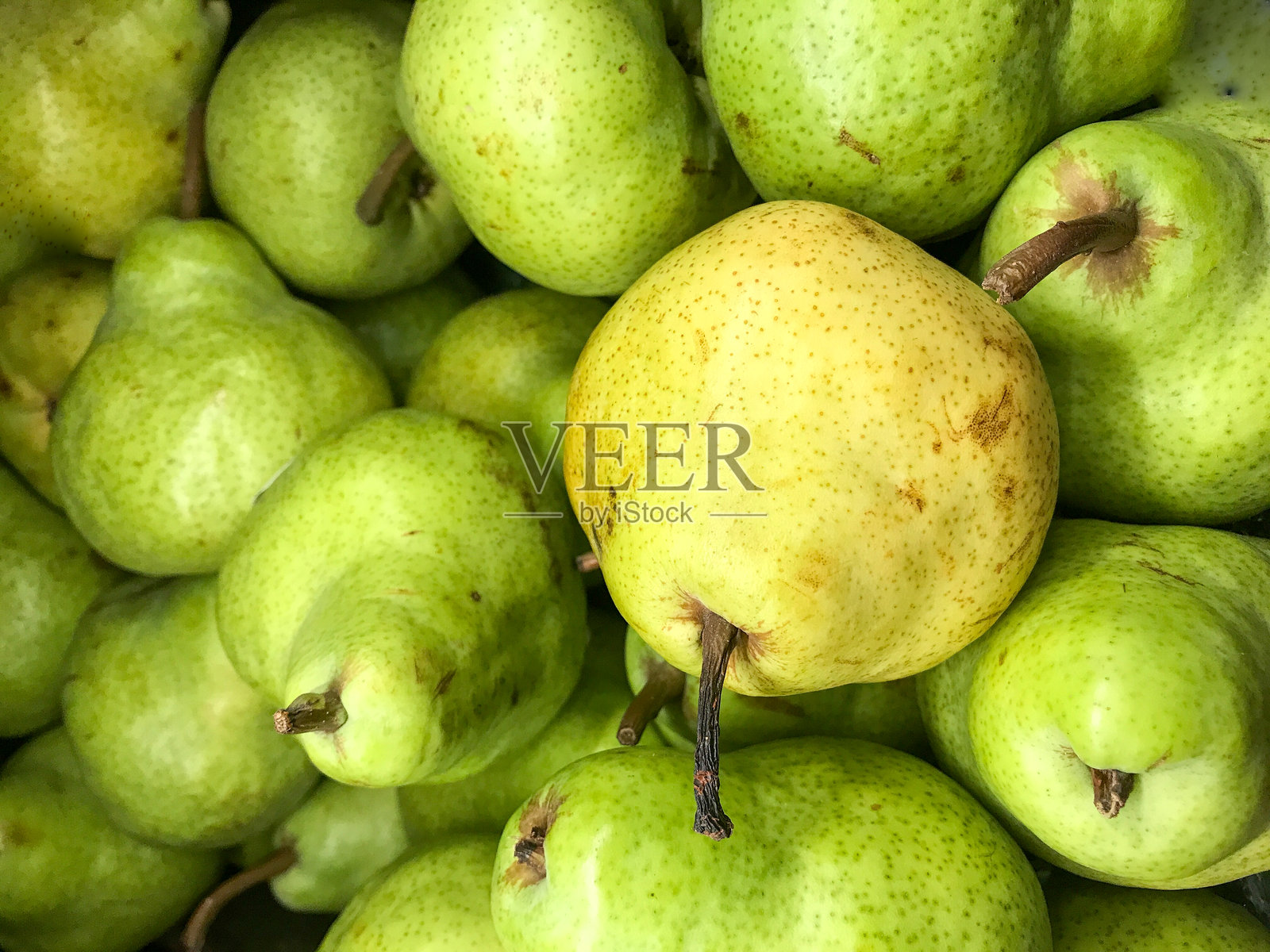 新鲜东方梨水果的背景堆积照片摄影图片