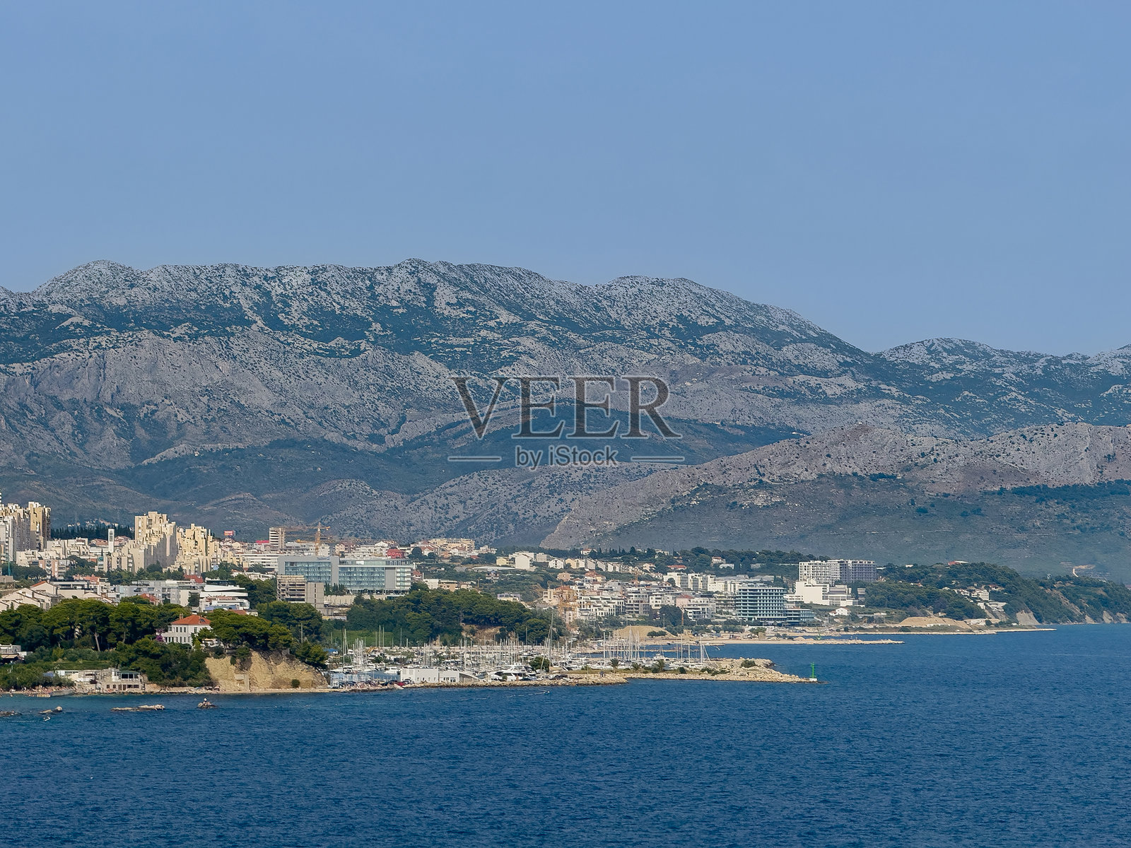 克罗地亚斯普利特的泽塔玛丽娜照片摄影图片