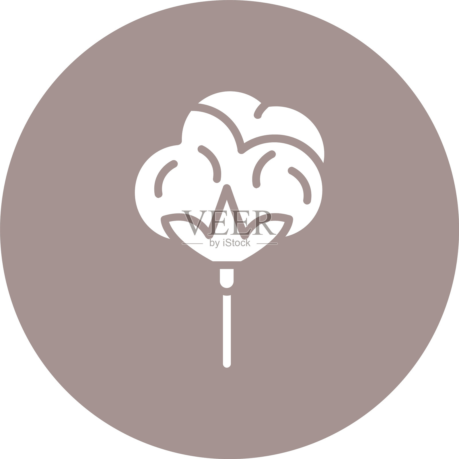 多色棉花图形圆圈插画图片素材