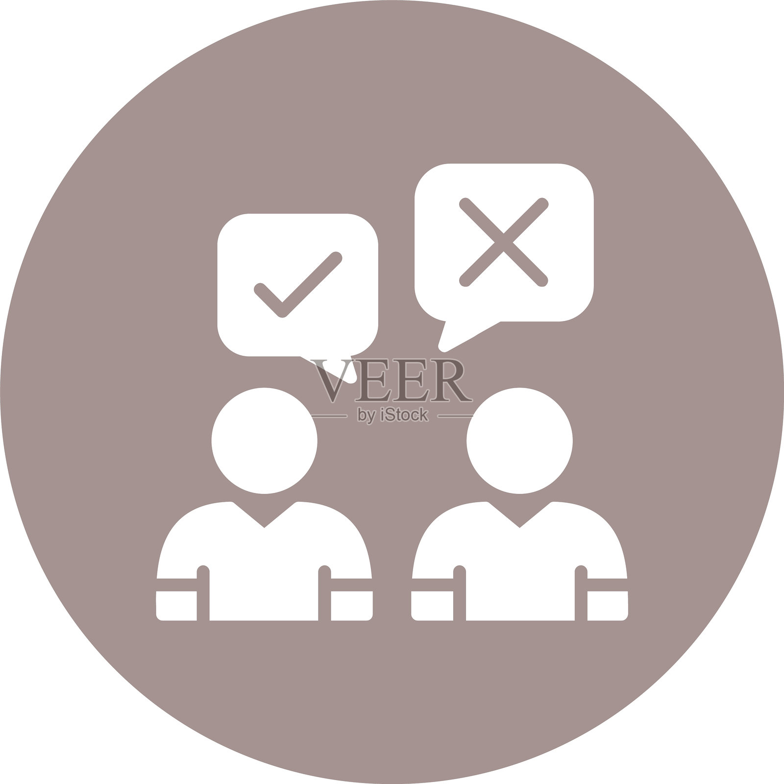 客户反馈图标 多彩圆圈插画图片素材