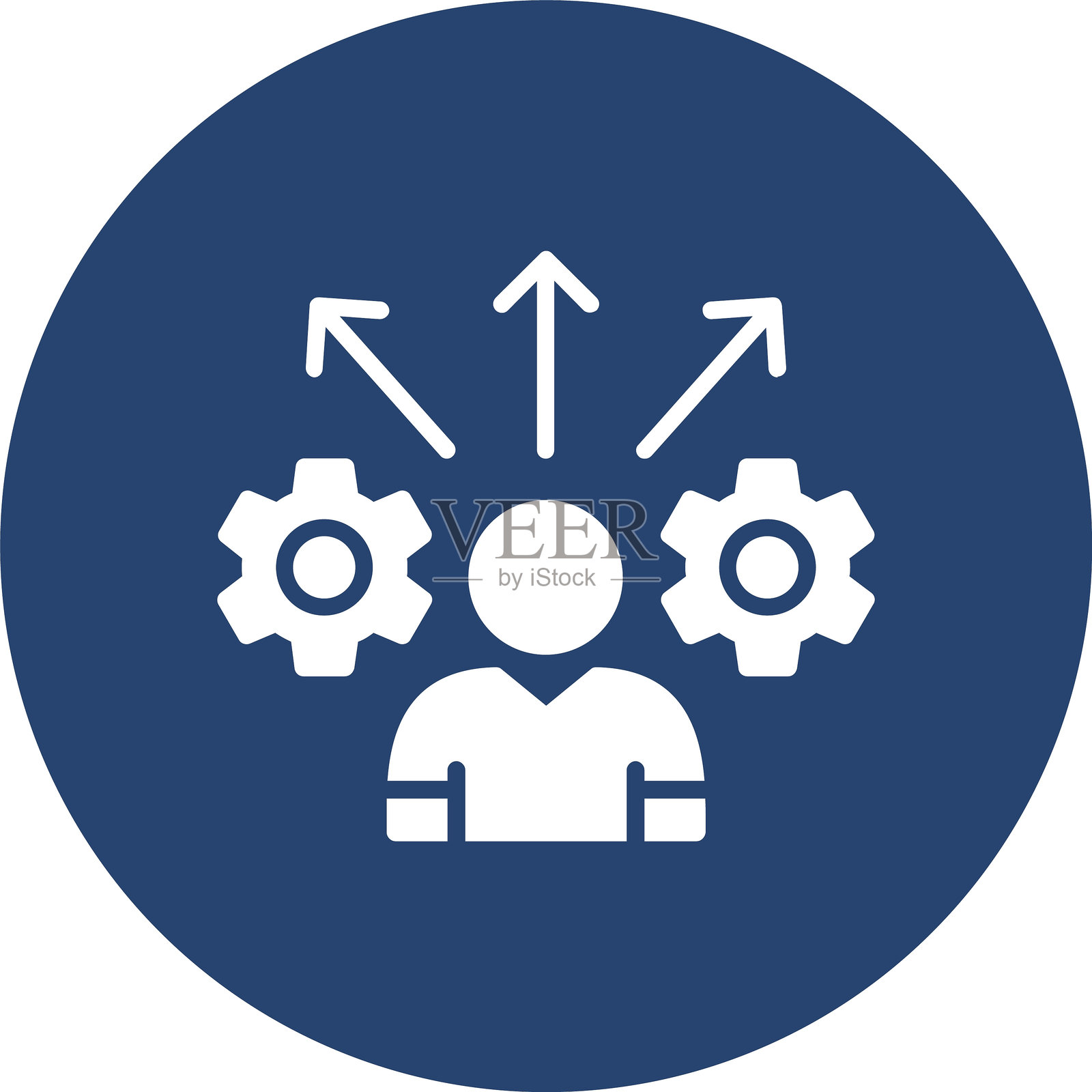 机会图标多彩圆圈插画图片素材