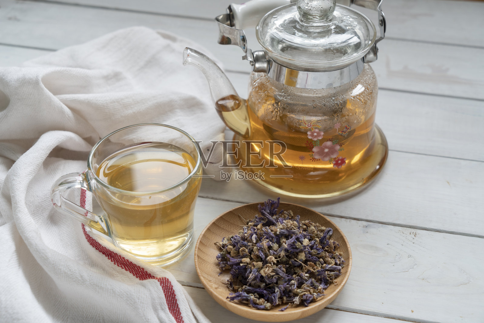 干燥的火绒草茶照片摄影图片