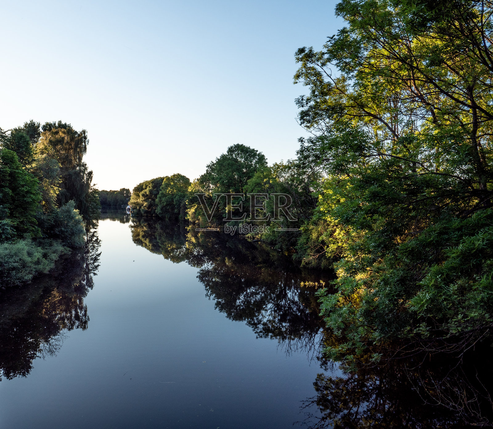 树木的倒影照片摄影图片