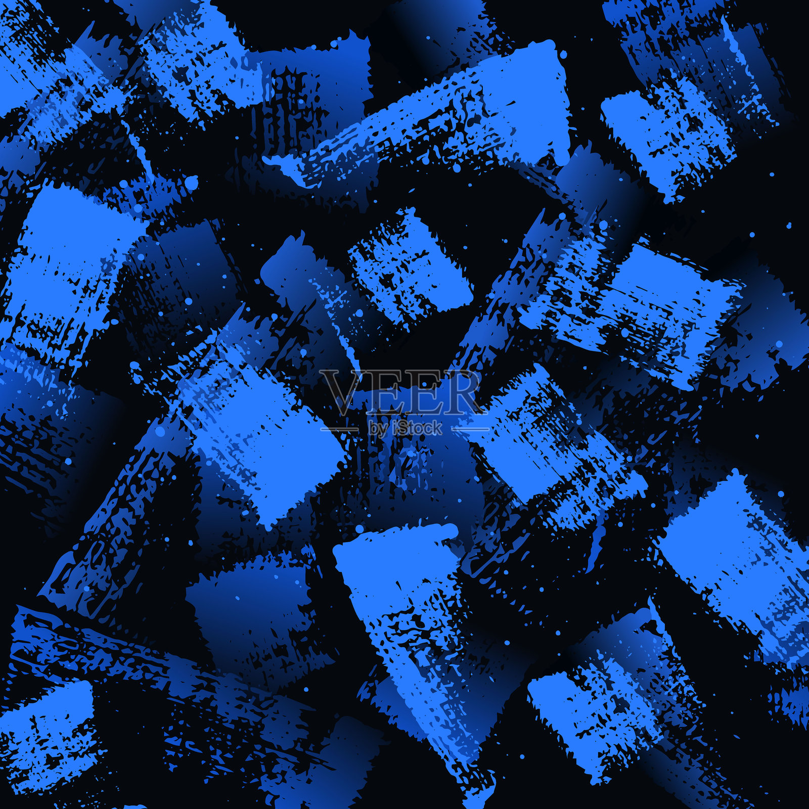 矢量插图。动态背景合集。鲜艳的彩色画笔笔触背景。适用于方形网页横幅、博客文章、社交网络的设计元素。分层阴影效果壁纸。插画图片素材