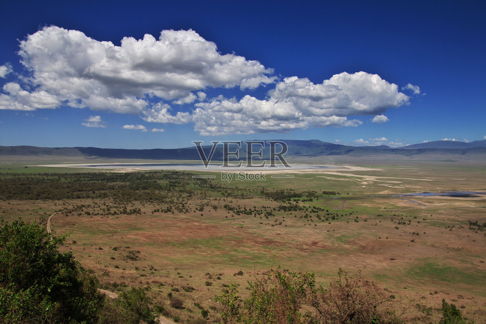 坦桑尼亚非洲恩戈罗恩戈罗国家公园的景观照片摄影图片