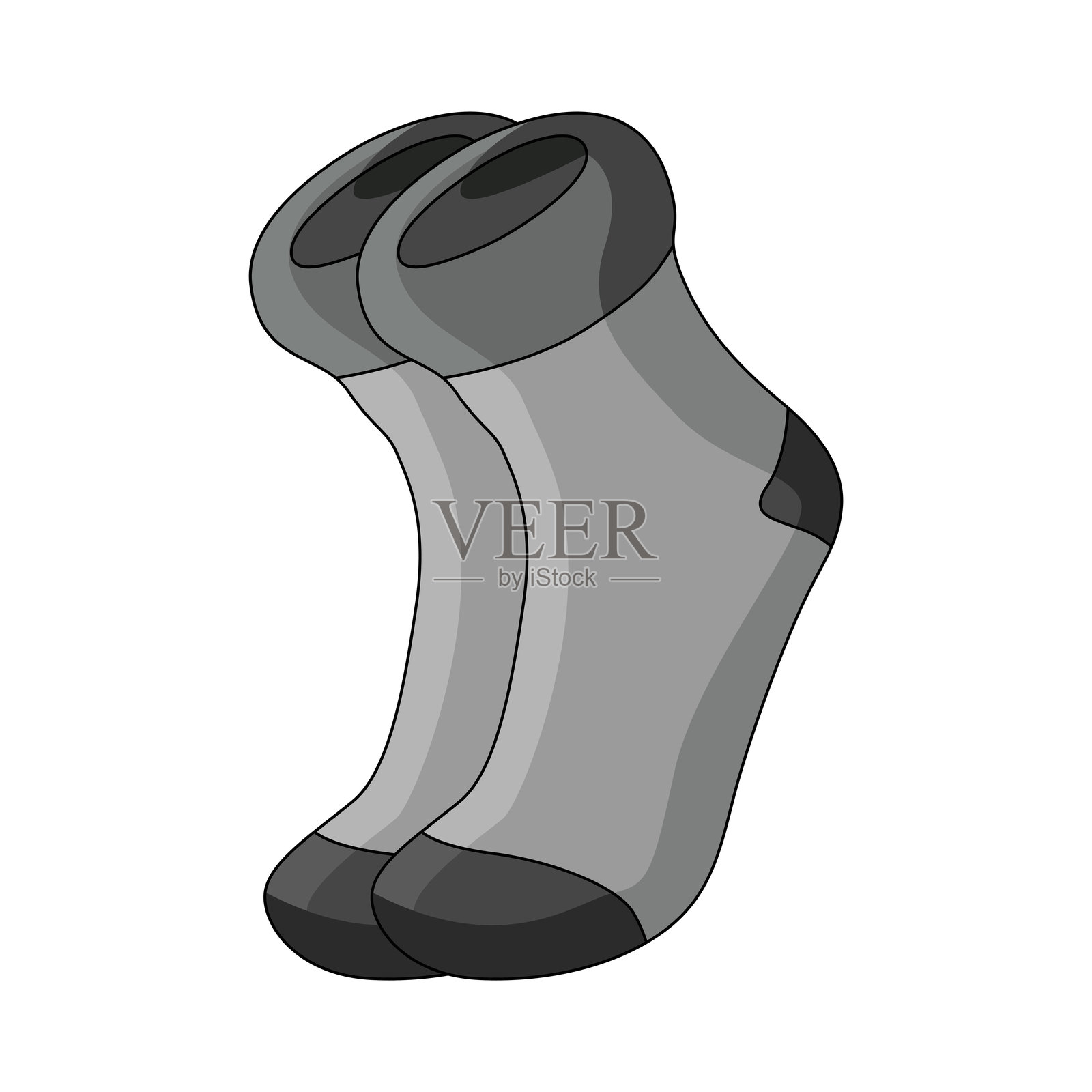 保暖袜插画图片素材