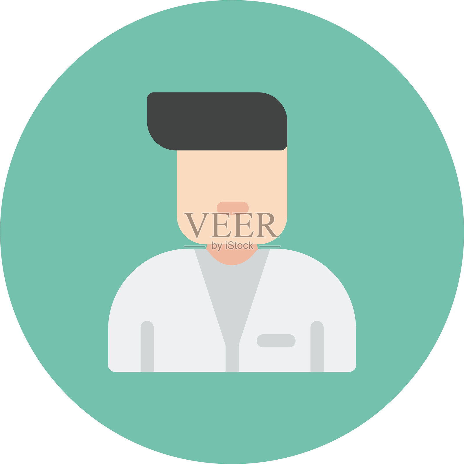 科学家图标插画图片素材