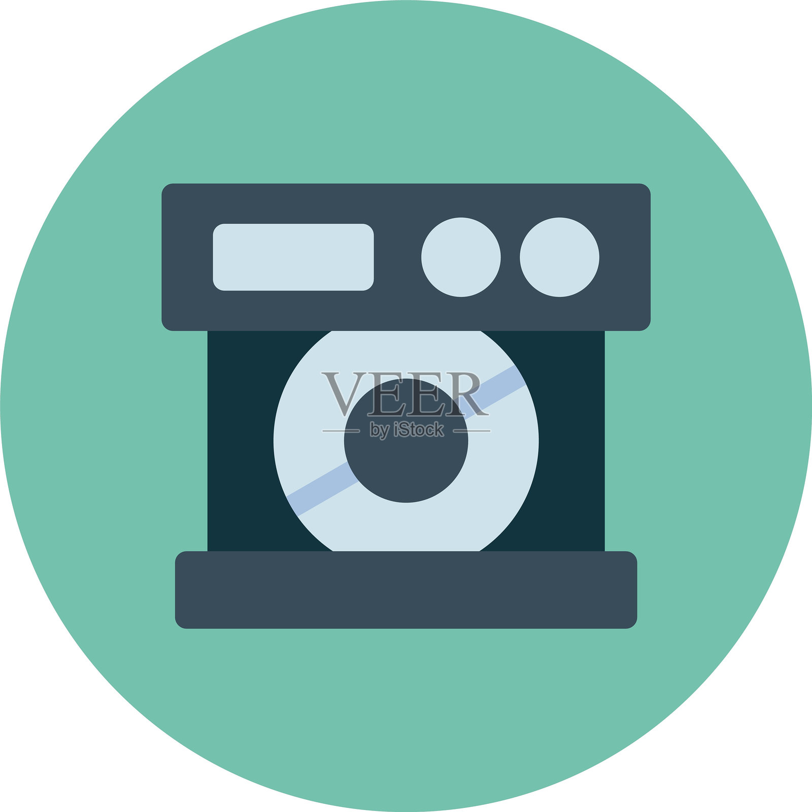 光驱图标插画图片素材