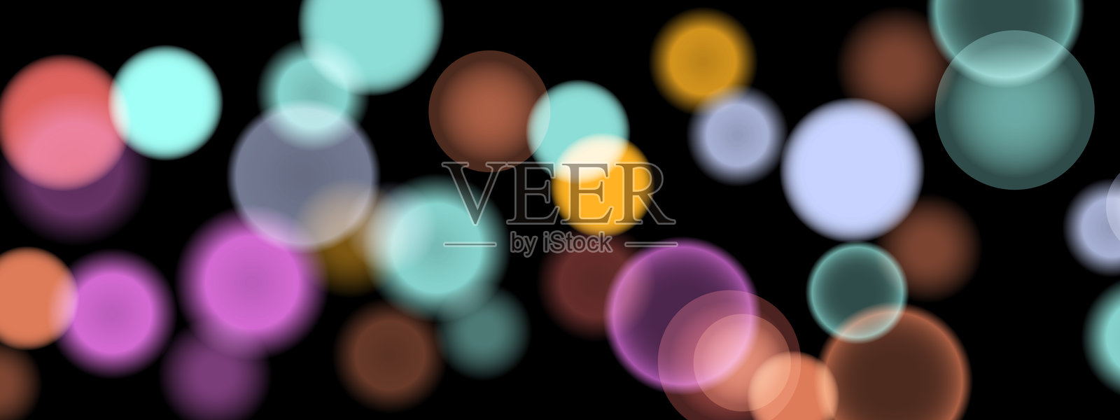 抽象色彩闪耀的散景，独立于透明背景。光点和火花闪烁的光效。镜头光晕，适合圣诞节或新年贺卡。插画图片素材