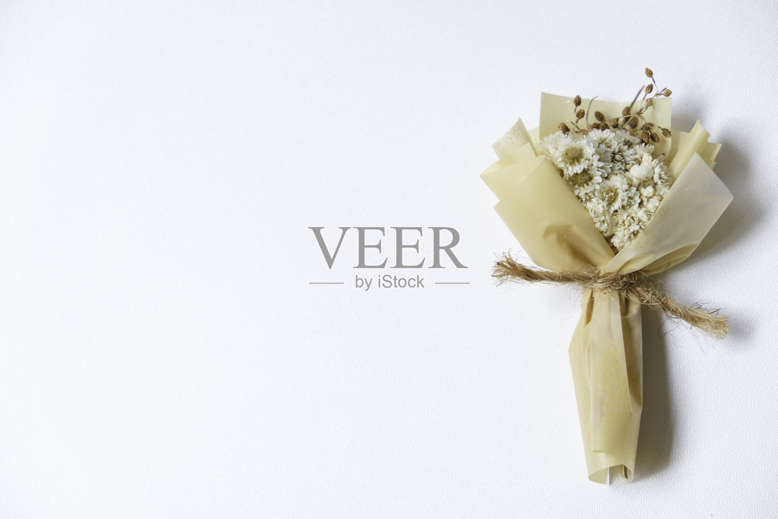 迷你干花束照片摄影图片