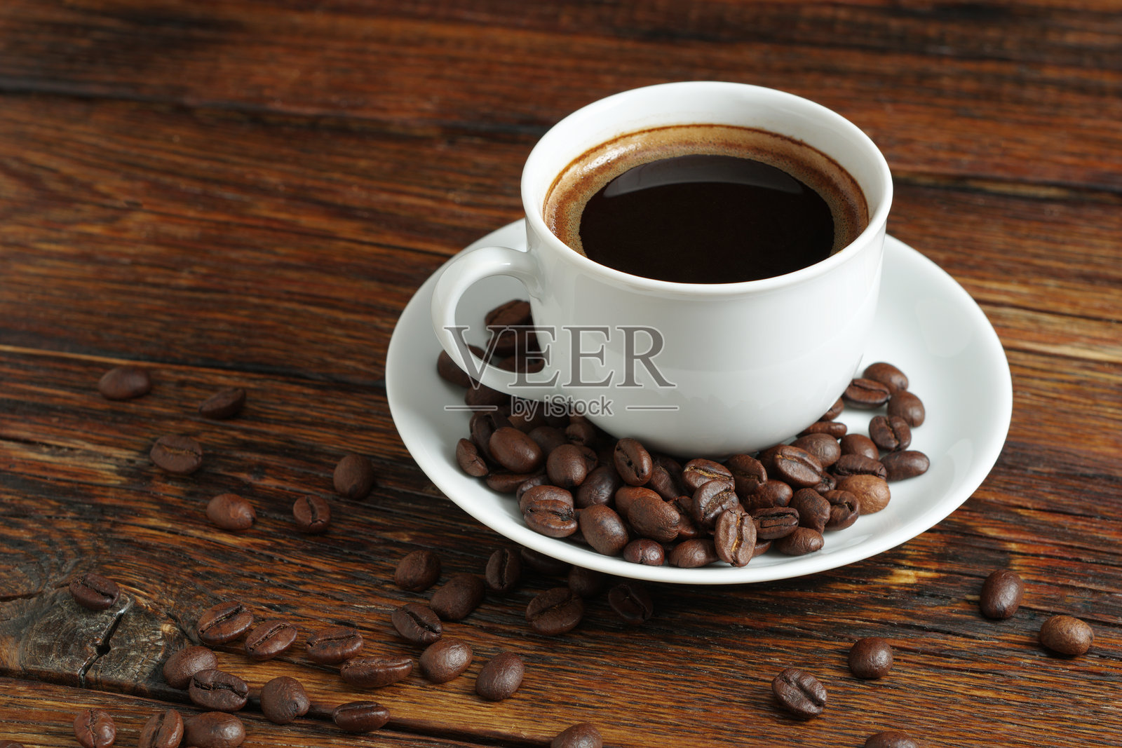 咖啡与咖啡豆照片摄影图片