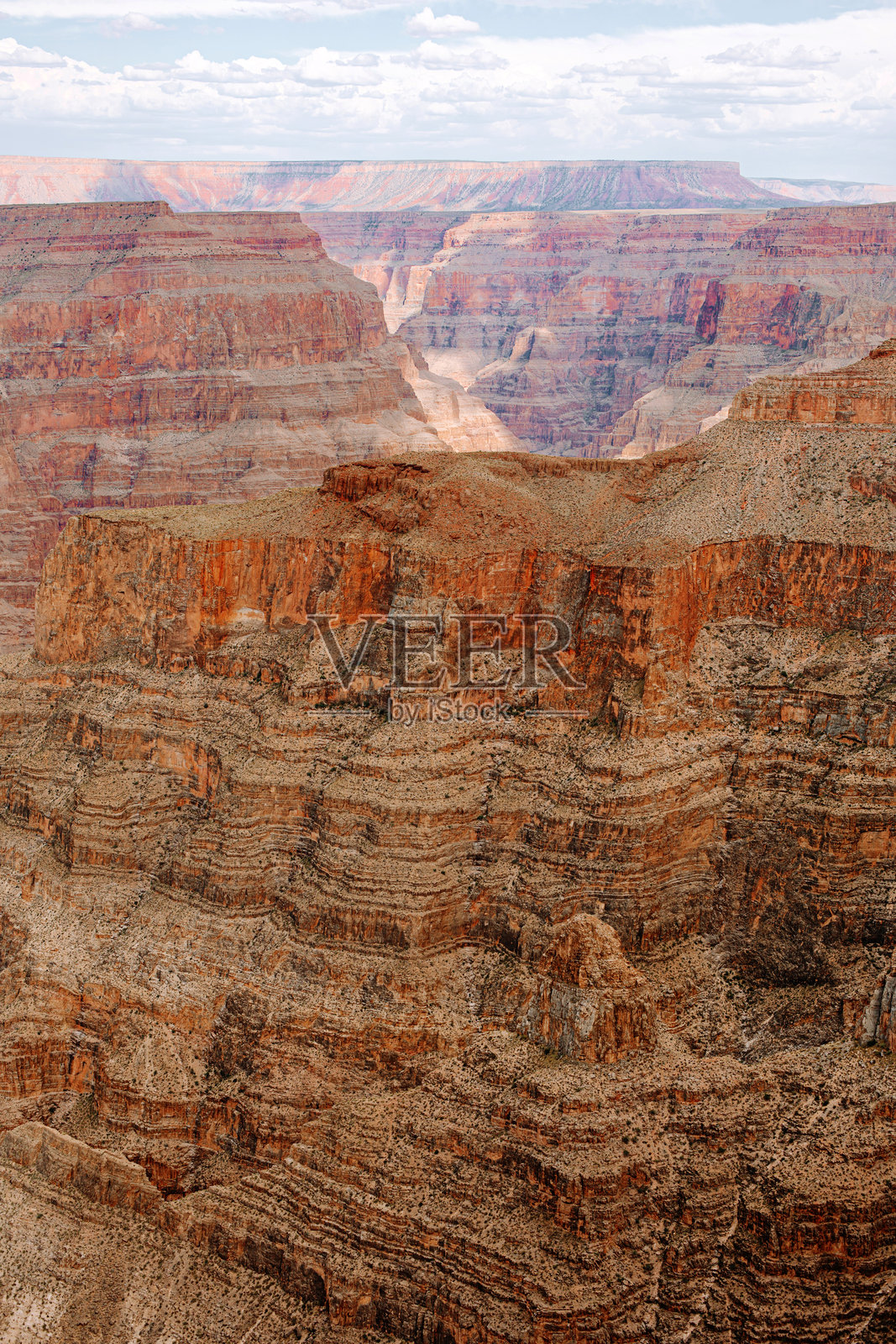 美国大峡谷西部，瓜诺点照片摄影图片