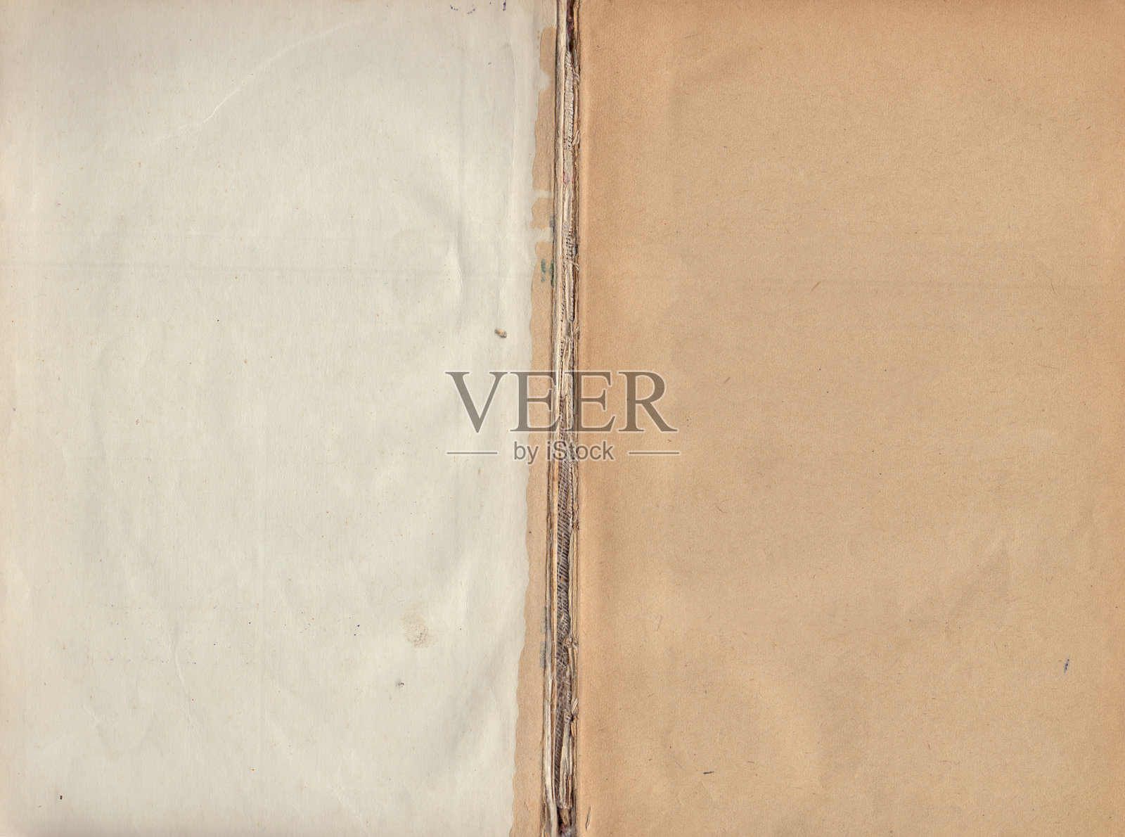 复古的空白旧书纸质感背景照片摄影图片