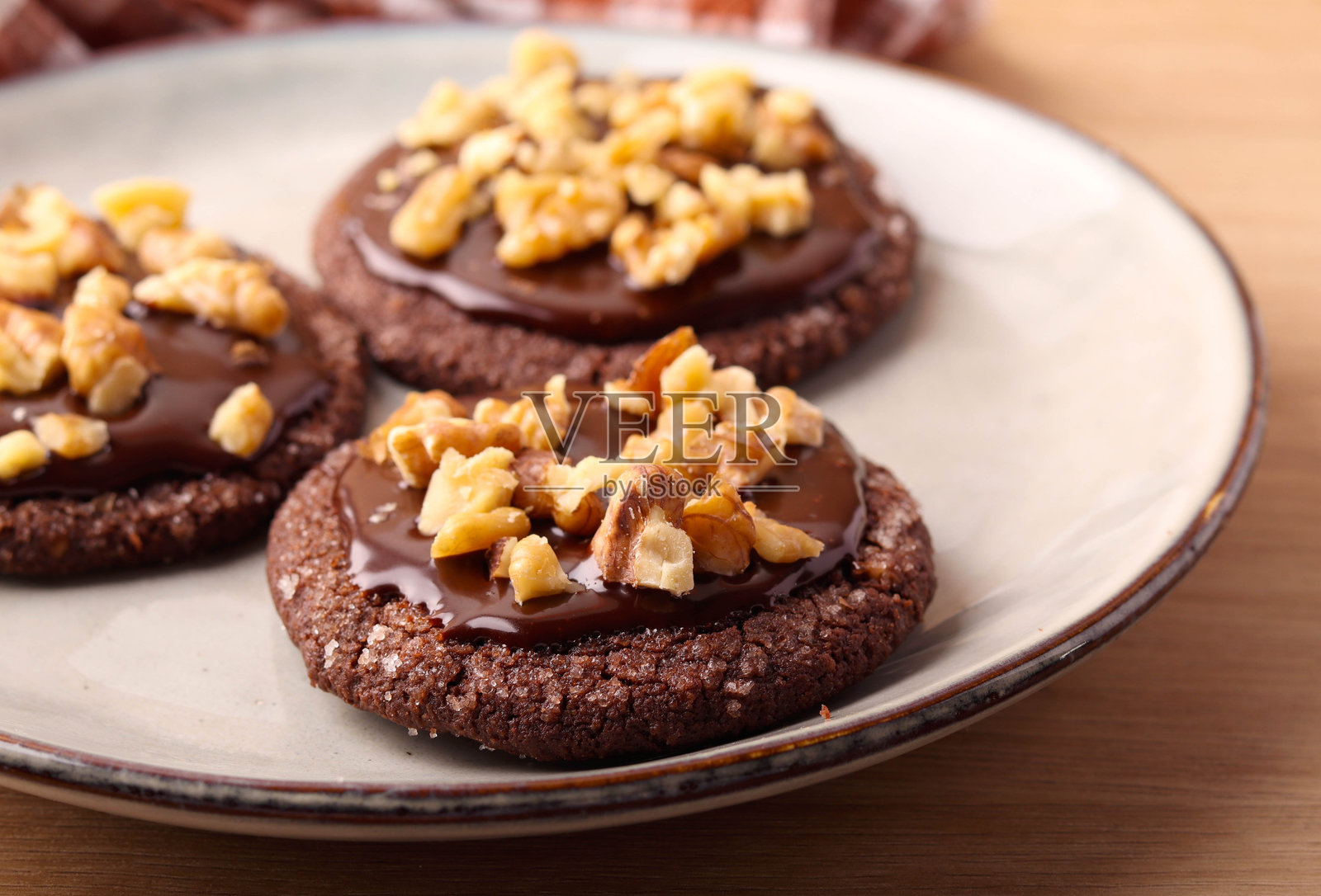 双重巧克力饼干照片摄影图片
